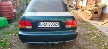 Honda Civic EJ9 1.4 iS 2000r. Katalizator , hak, nowe opony