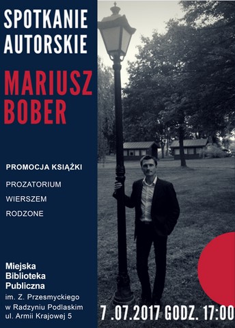 SPOTKANIE AUTORSKIE Z MARIUSZEM BOBEREM