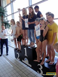 Zawodnicy na podium