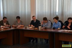 Lekarz Weterynarii Leszek Golecki podczas sesji Rady Gminy Radzyń