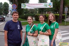 Reprezentanci woj. lubelskiego w kategorii szkół ponadgimnazjalnych – 4. drużyna w kraju! (od lewej) Robert Mazurek, Aleksandra Gątarczyk, Karolina Staroń i Julia Jankowska