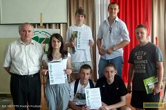 Startująca w turnieju reprezentacja radzyńskiego I LO