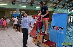 Zawodnicy na podium